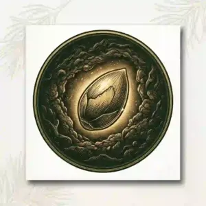 A single-color etched illustrative icon in the Weeping Pines' brand style, featuring a single, dormant Mexican Weeping Pine seed resting in stable soil, symbolizing the latent potential and new beginnings of the initial consultation.